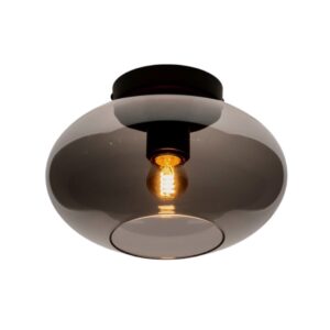 Plafondlamp Smoke Glass - 1 Licht