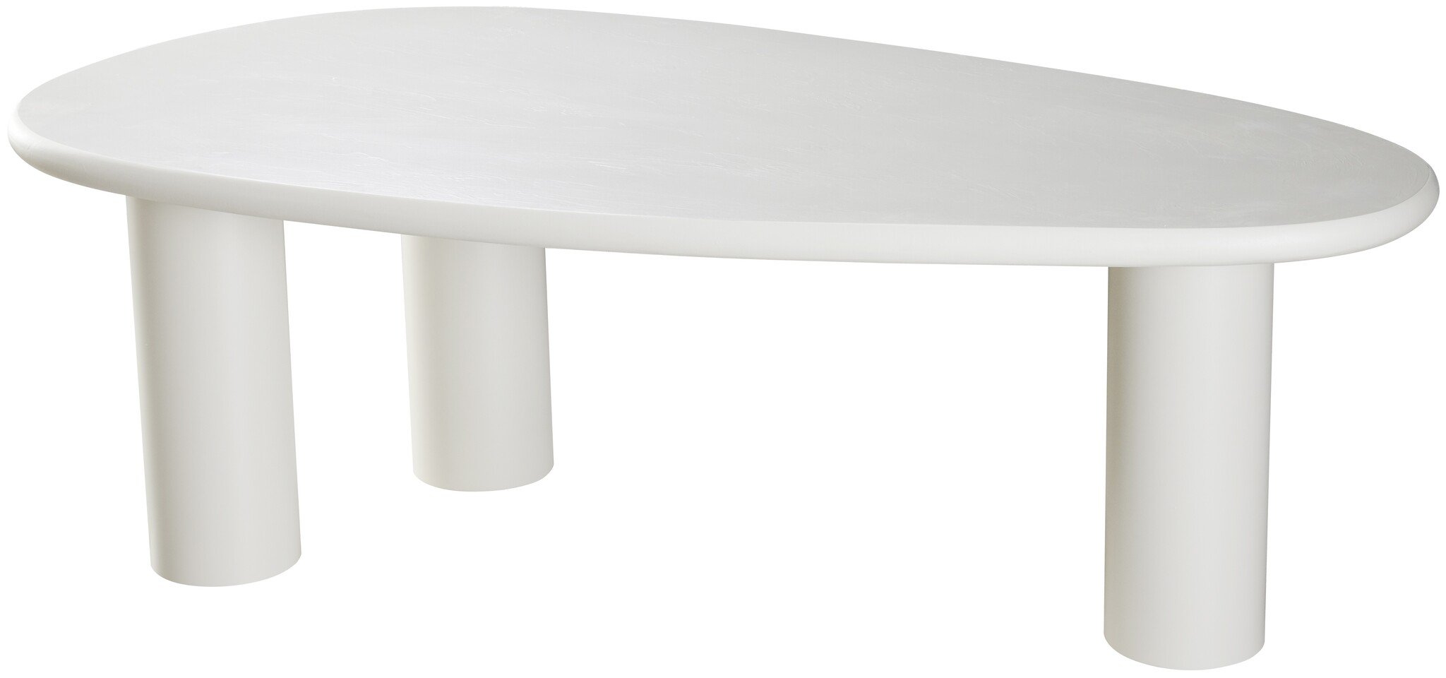 Eettafel Bloomstone 230 cm Organisch Japandi | 3 Ronde Poten