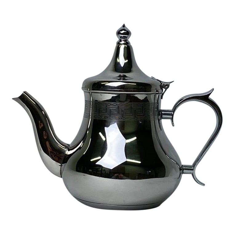 Marokkaanse Theepot Bavary 1,5 Liter Roestvrij Staal