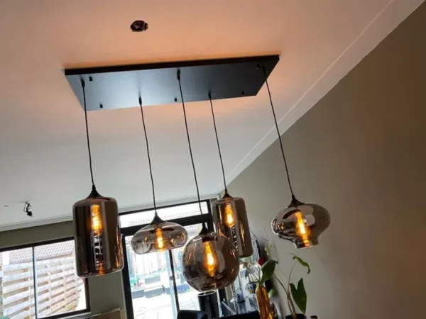 Lumio 5 mix smoke hanglamp rechthoekig