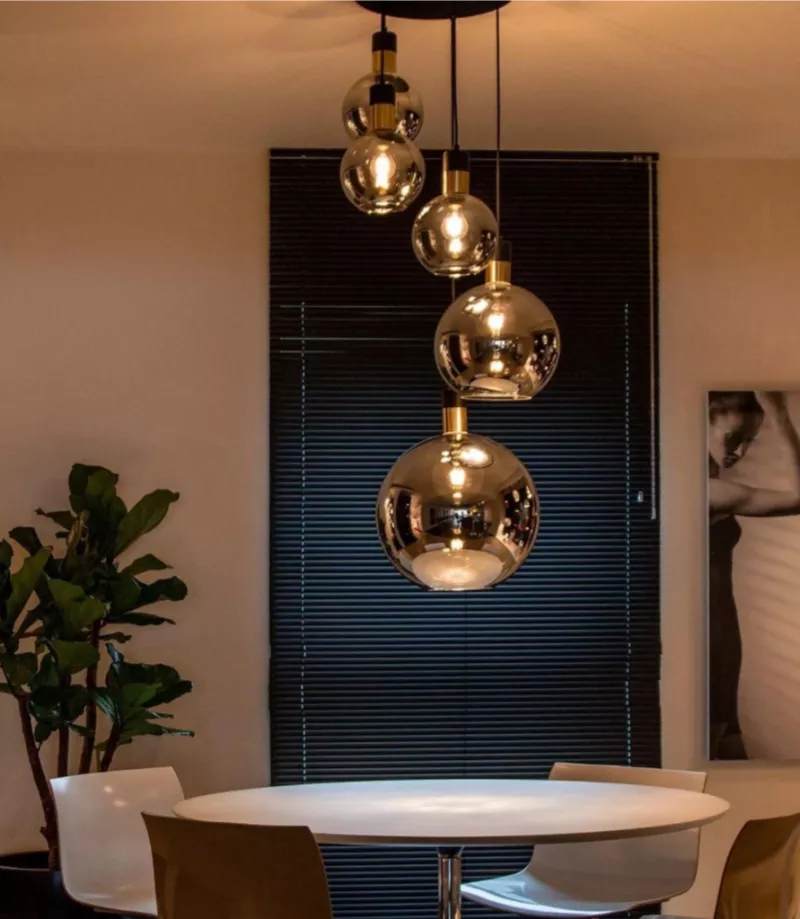 Hanglamp Venetia 5 Lichts Rond