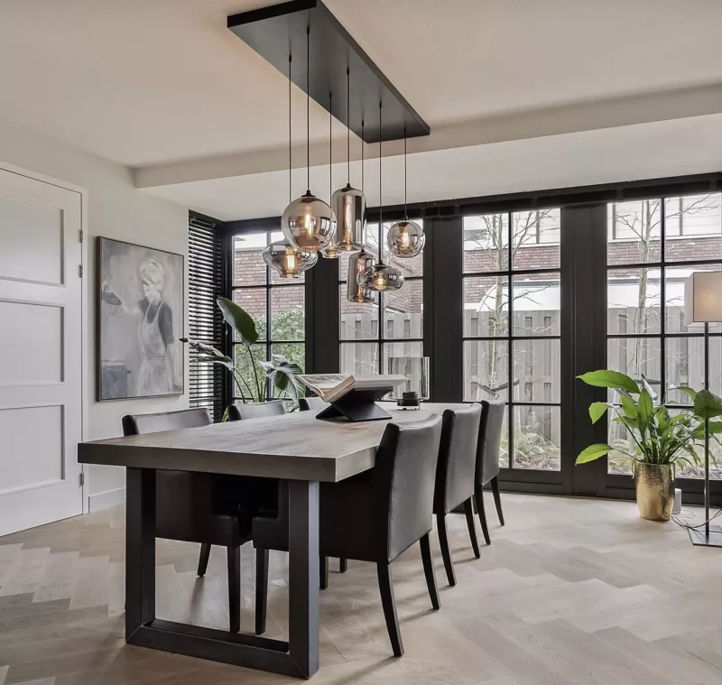 Hanglamp Lumious Smoke Mix 8 Lichts