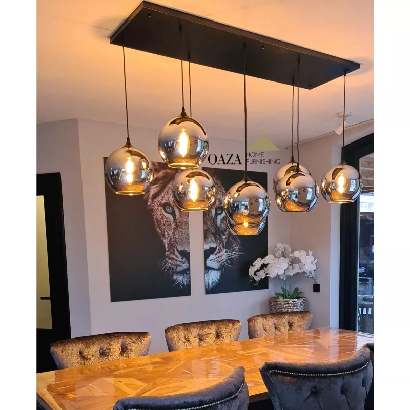 Hanglamp Eclypse Smoke 8 Lichts