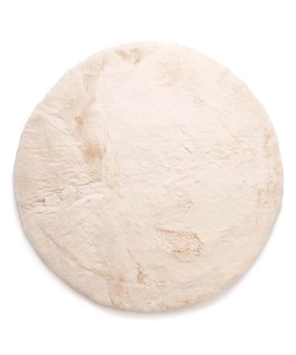 Fluffy Vloerkleed Rond Ø160 cm Deluxe Zand
