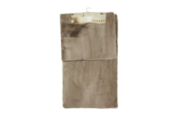 Fluffy - Zacht - Badmat Set - bruin- 2-Delig
