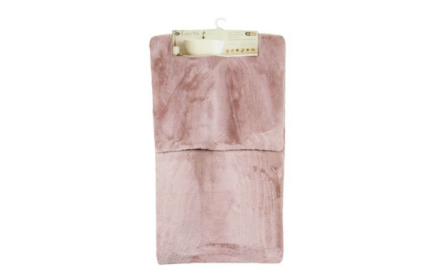 Fluffy - Zacht - Badmat Set - Roze - 2-Delig
