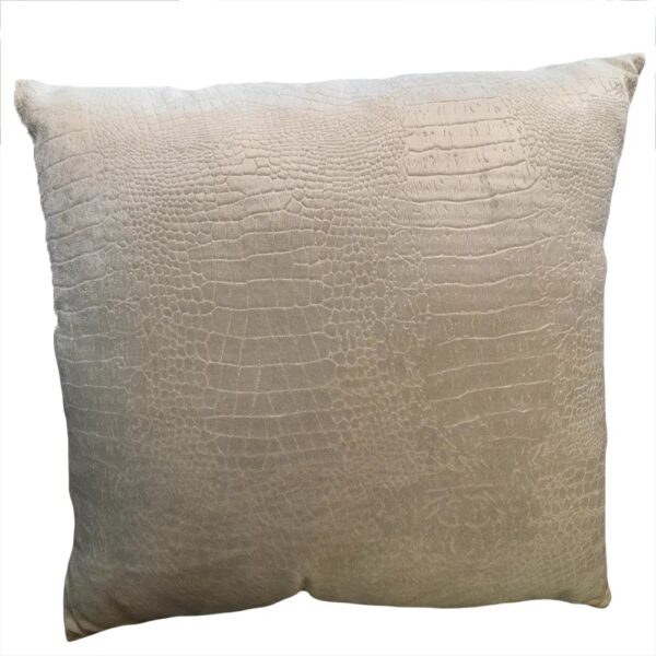 Luxe Croco Woonkussen | Champagne | Eric Kuster Style | Sierkussen 40x40 cm