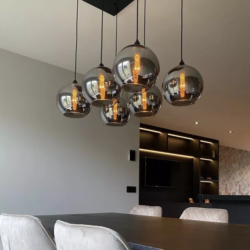 Hanglamp Eclypse Smoke 6 Lichts